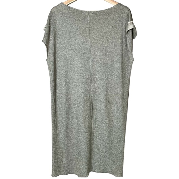 LORENA ANTONIAZZI Linen / Silk / Cotton Blend Light Weight Knit Pop Over Dress L - Picture 4 of 12